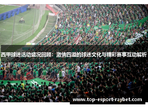 西甲球迷活动盛况回顾：激情四溢的球迷文化与精彩赛事互动解析